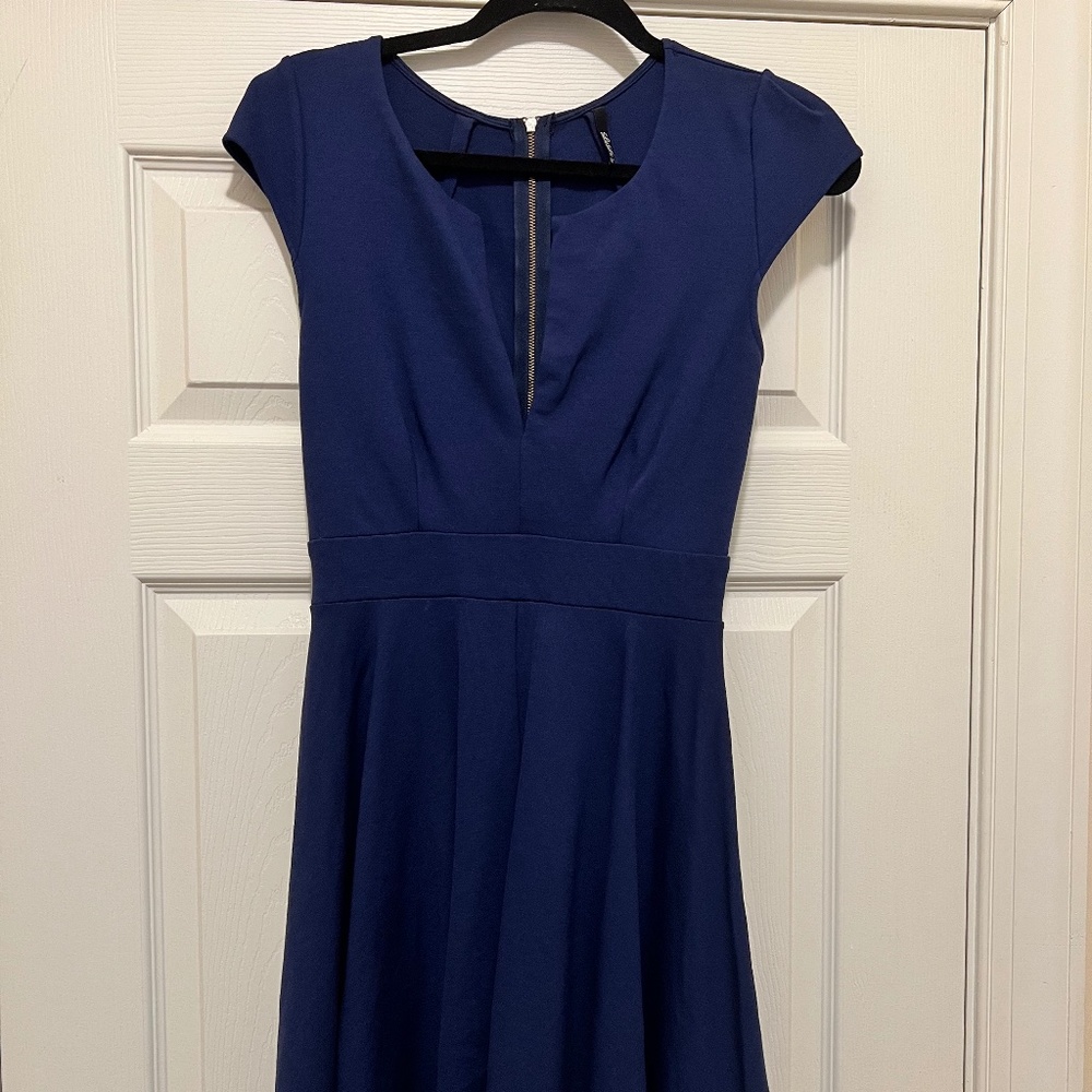 LULUS Exclusive Top Contender Navy Blue Dress